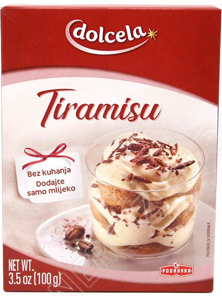 Dolcela Tiramisu 100g - Vanukkaat ja jälkiruoka-ainekset - 14935 - 1