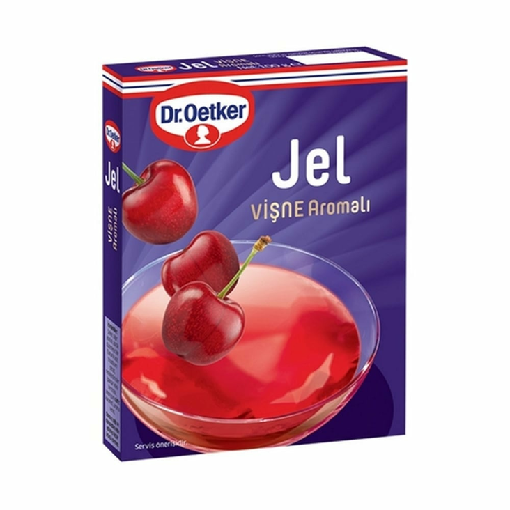 Dr. Oetker Jel Visne Aromali / Kirsikka vanukasjauhe 100g - Vanukkaat ja jälkiruoka-ainekset - 14605 - 1