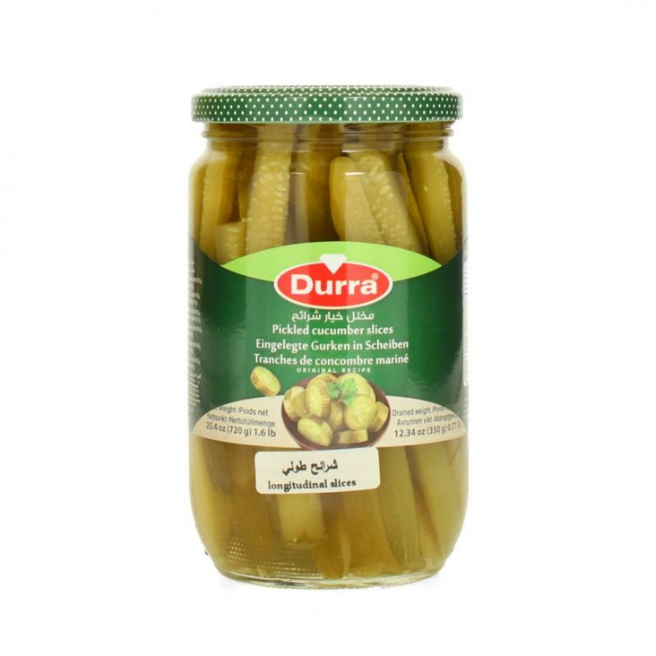 Durra Pickled Cucumber Sliced / Viipaloidut suolakurkku 650g CAM - Kurkkusäilykkeet - 19235 - 1