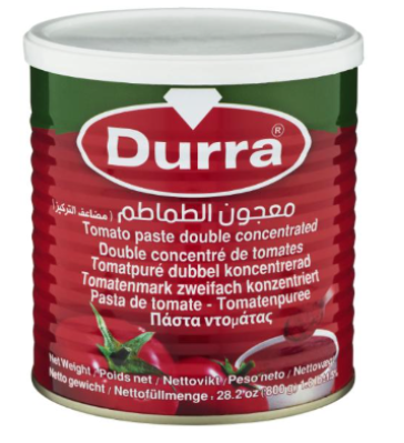 Durra Tomato Paste / Tomaattipyree 800g - Tomaatti- ja paprikasäilykkeet - 16105 - 1