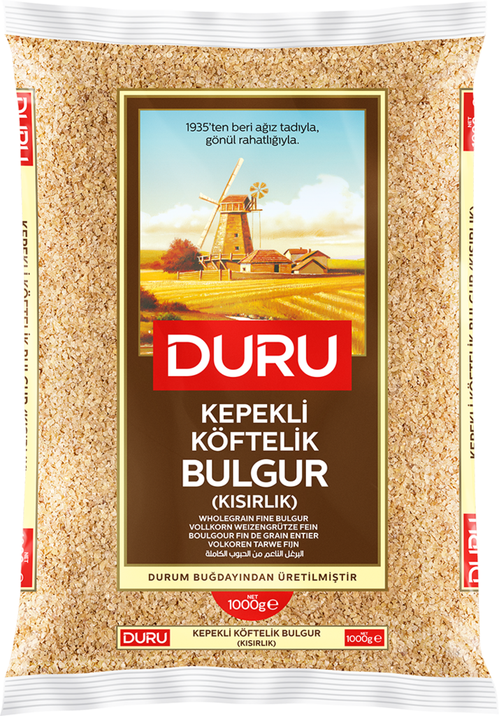 Duru Kepekli Köftelik Bulgur (Kisirlik) / Karkea Bulgur 1KG (102K) - Bulgur - 6915 - 1