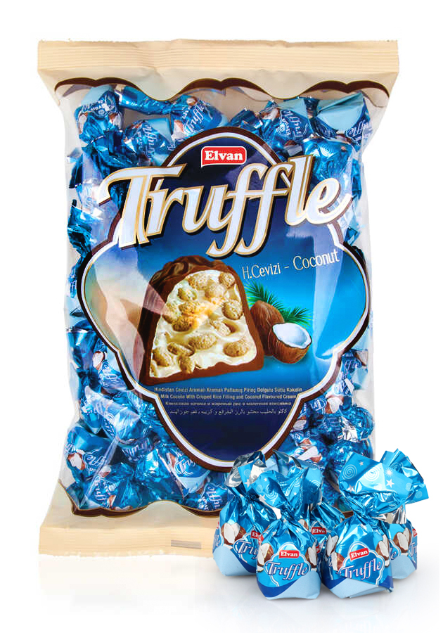 Elvan Truffle Kokos / Kookos konvehti 800g - Konvehdit - 2365 - 1