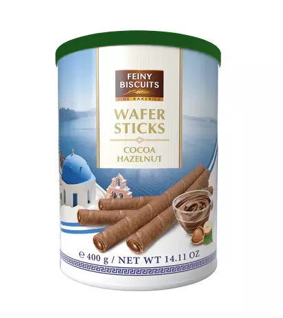 Feiny Biscuits Vohvelirulla Kaakao-Pähkinäkermalla 400g - Täytekeksit ja vohvelit - 13925 - 1