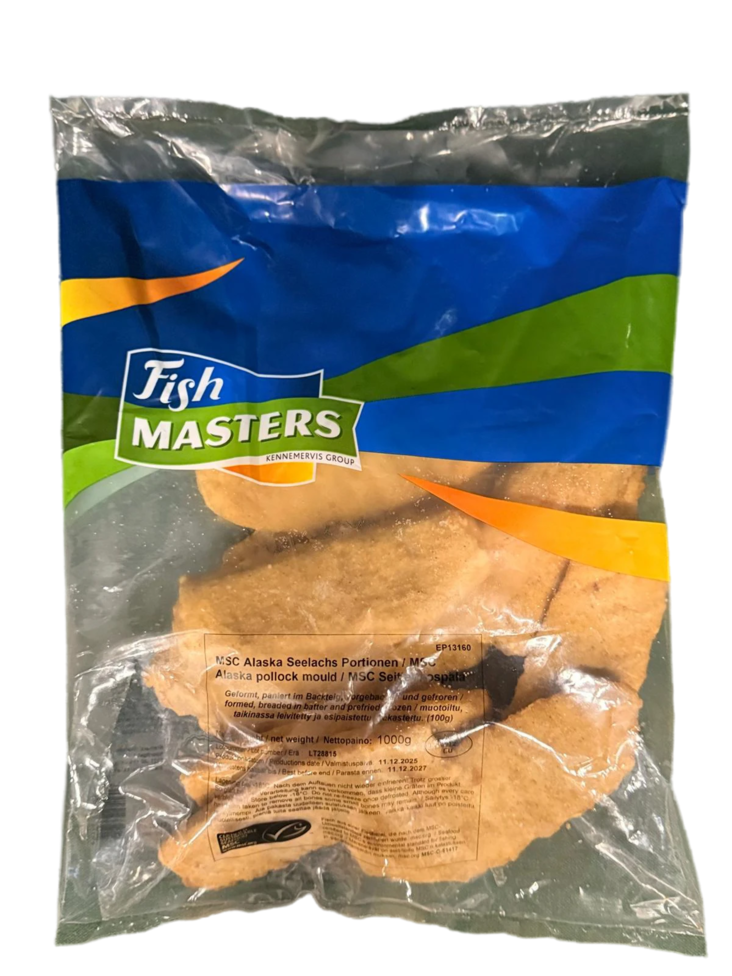 Fish Master Alaska Pollock Mould/ Seitiannospala 1kg - Pakastekalat - 18835 - 1