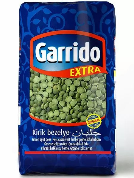 Garrido Extra Kirik Bezelye / Puolitettu herne 1kg - Kuivatut pavut - 14465 - 1