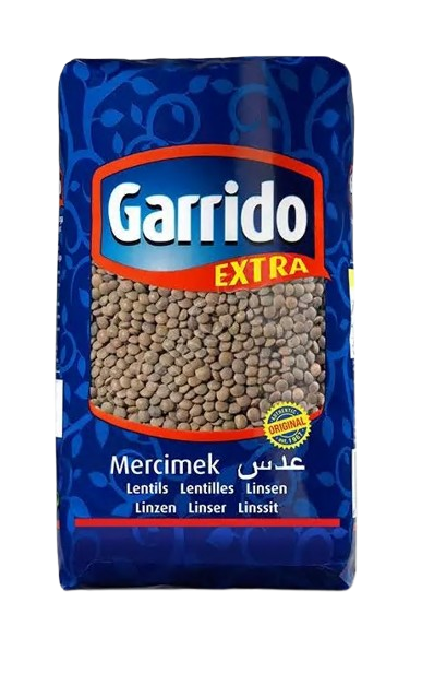 Garrido Extra Mercimec Ruskea Linssi 1kg - Linssit - 14015 - 1