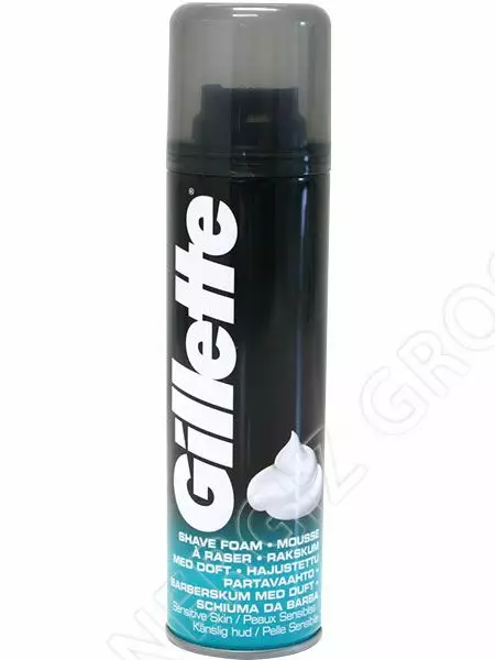 Gillette Shave Foam / Partavaahto Sensitive Skin 200ml - Hygieniatarvikkeet - 7145 - 1