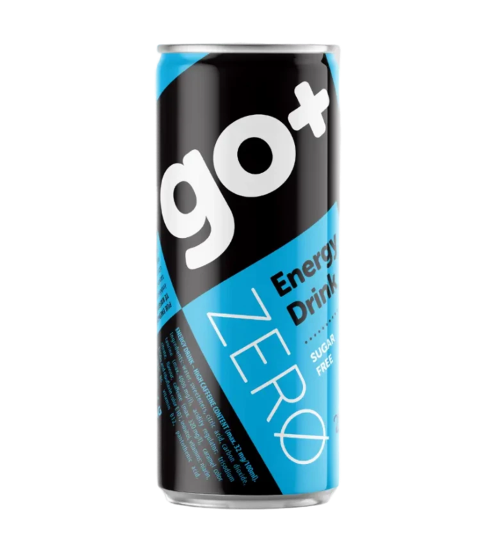 Go+ Engery Drink ZERO/ Energiajuoma 250ml TNK - Energiajuomat - 18235 - 1