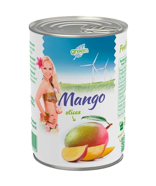 Green Mango Slices / Mangoviipaleet sokeriliemessä 425ml TNK - Hedelmäsäilykkeet - 12825 - 1