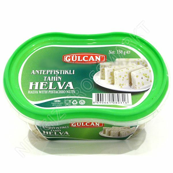 Gulcan Antep Fistik Helva / Pistaasi Halva 350g - Turkish Delight & Halvat - 2665 - 1
