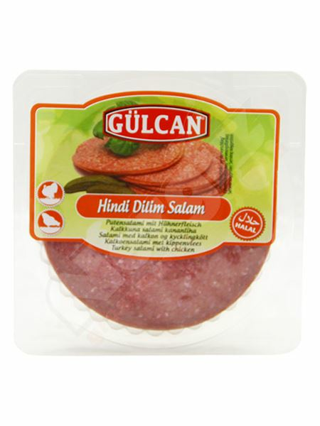 Gulcan Hindi Dilim Salam / Kalkkuna&kanasalami leike 150g - Kalkkuna leikkeleet ja makkarat - 18795 - 1