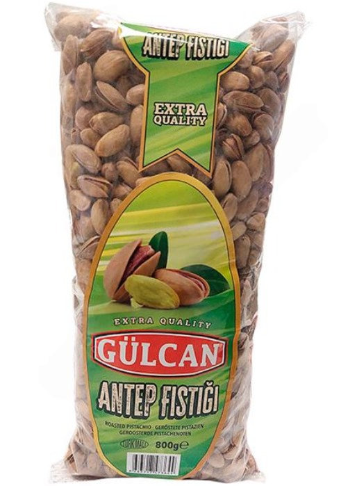 Gulcan Roasted Pistachios/ Paahdetut Pistaasipähkinä 800g - Pähkinät - 16335 - 1