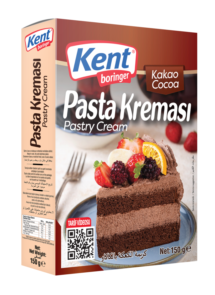 KentBor Pastry Cream Kakao / Leivonnaiskerma Kaakao 150g - Leivinjauheet, ruokasoodat & kuivahiivat - 19145 - 1