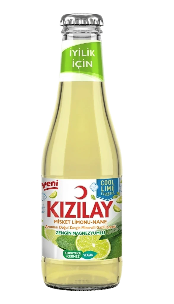 Kizilay Kivennäisvesi Lime-Minttu 200ml CAM - Kivennäis- ja lähdevedet - 19915 - 1