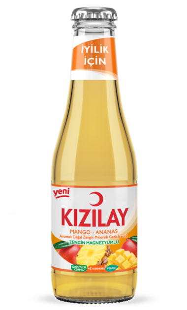 Kizilay Kivennäisvesi Mango-Ananas 200ml - Kivennäis- ja lähdevedet - 17875 - 1
