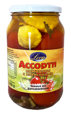 Leon Tomaten mit Gartenkurbissen / Tomaatti kurpitsalla 900ml CAM - Tomaatti- ja paprikasäilykkeet - 10425 - 1