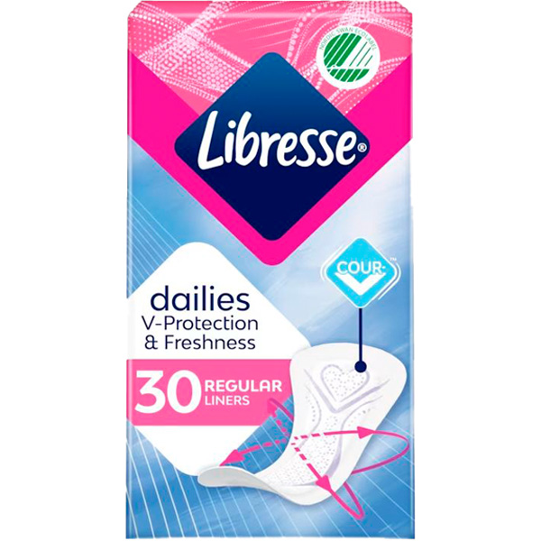Libresse Regular 30pcs/ Terveysside Pikkuhousunsuoja - Hygieniatarvikkeet - 16775 - 1