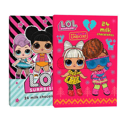 LOL Advent Calendar Yllätys kalenteri 75g - Suklaat - 18375 - 1