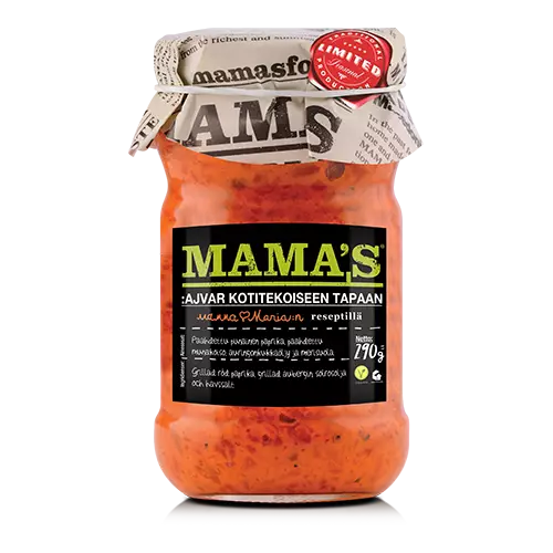 Mamas Ajvar Tatli / Mieto 290g - Tomaatti- ja paprikasäilykkeet - 3695 - 1