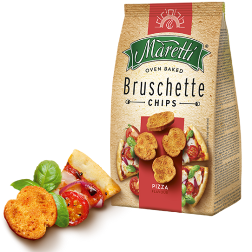 Maretti Bruschette Pizza/ Pahdettu leipää Pitsan makuinen 150g - Täytekeksit ja vohvelit - 21015 - 1