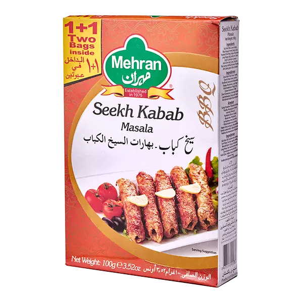 Mehran Seekh Kabab Masala Mausteseos 100g - Maustesekoitukset - 8215 - 1