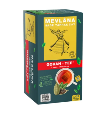 Mevlana Yaprak Cay Cardamom/ Musta Lehtitee 25x2g - Musta tee - 18175 - 1