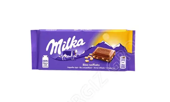 Milka Rice Crisp/ Suklaalevy 100g - Suklaat - 15805 - 1
