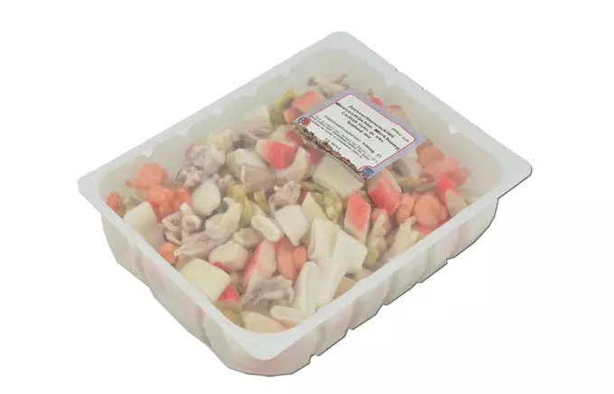Mooijer Seafood Mix Cooked Plastik / Äyriäissekoitus 900g 928 - Pakasteäyriäiset - 3935 - 1