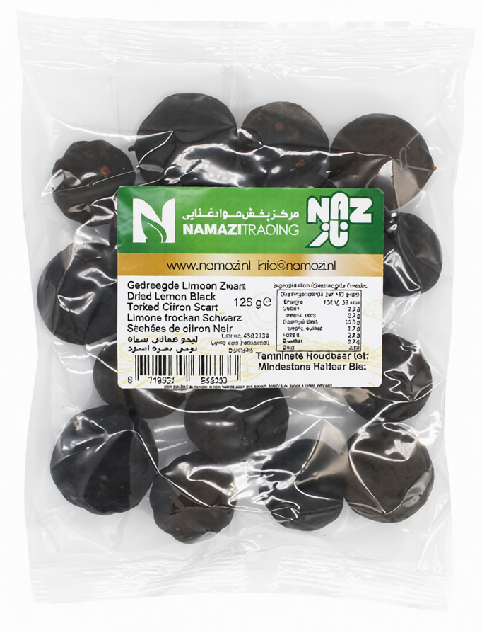 Namazi Kuru Limon / Kuivattu sitruuna (musta) 125g - Kuivatut hedelmät - 19075 - 1