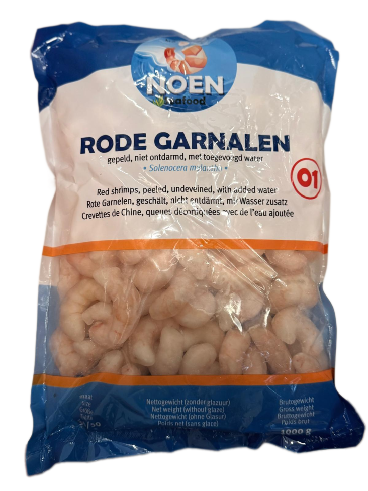 Noen Seafood Red Pud Shrimps 30/50 35% 1Kg - Pakasteäyriäiset - 19105 - 1