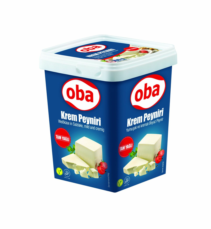 Oba Krem Peyniri Salaattijuusto 40% 400g PET - Salaattijuustot - 4075 - 1