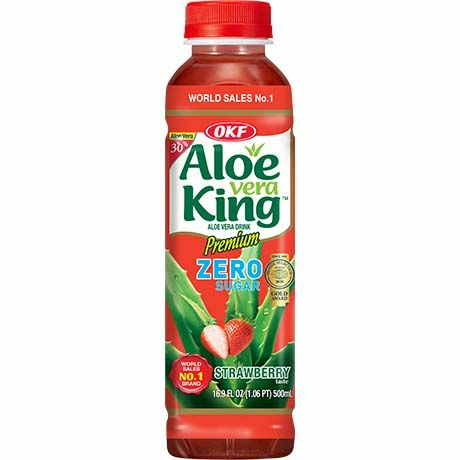 OKF Aloe Vera Strawberry Drink (SUGAR FREE) 500ml PET - Limonadit ja virvoitusjuomat - 6935 - 1