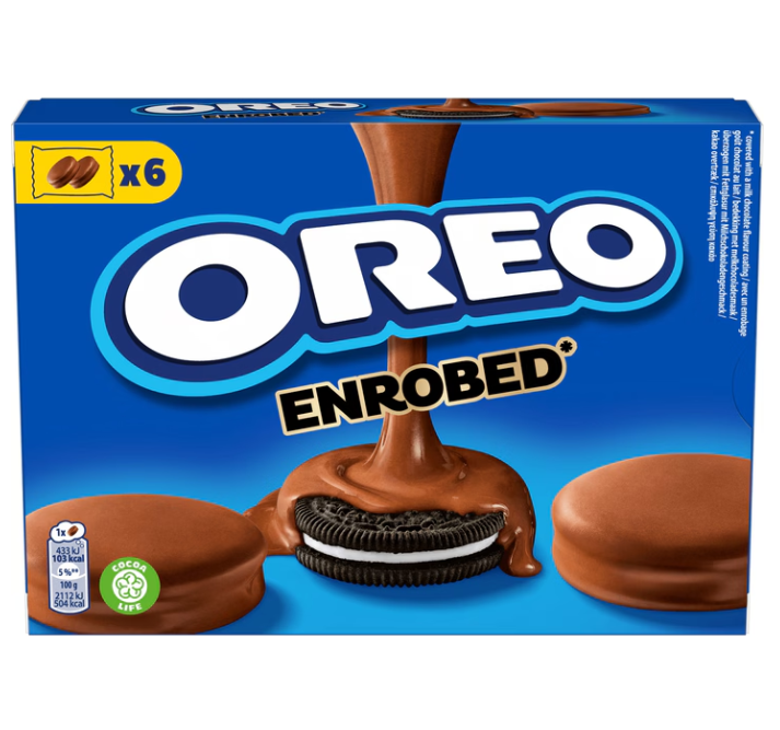 Oreo Enrobed Suklaakuorrutekeksi 246g - Täytekeksit ja vohvelit - 4115 - 1