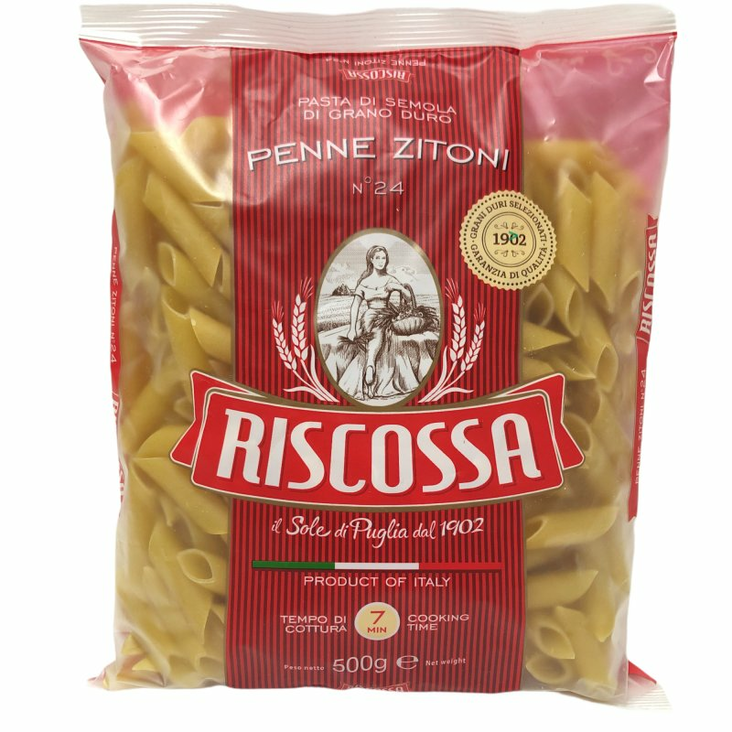 Pasta Riscossa Penne Zitoni 500g - Pastat - 18635 - 1