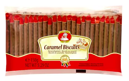Patisserie Matheo Caramel Biscuit Keksi 25x6g - Täytekeksit ja vohvelit - 15305 - 1