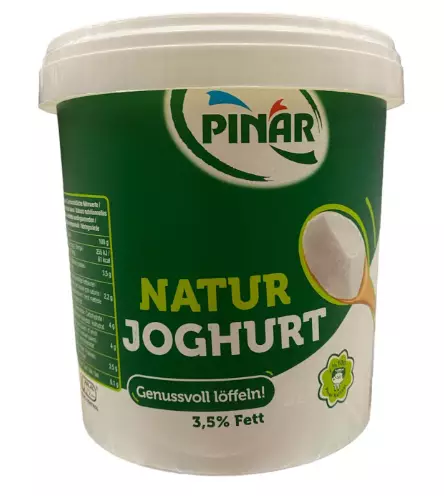 Pinar Natur Yogurt / Maustamaton Jogurtti 3,5% 1kg - Turkkilaiset jogurtit - 15245 - 1