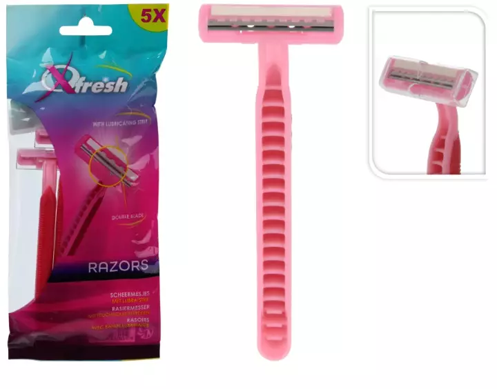 Qfresh Razors Tupla teralla 3kpl 054421 - Hygieniatarvikkeet - 13085 - 1