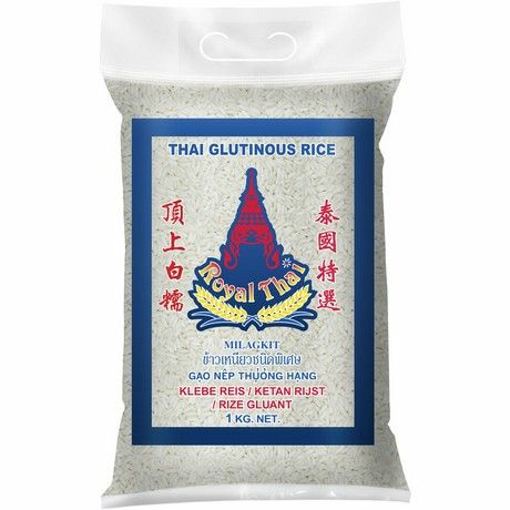 Royal Thai Glutinous Rice / Tahmeariisi 1kg - Tummat ja täysjyväriisit - 18885 - 1