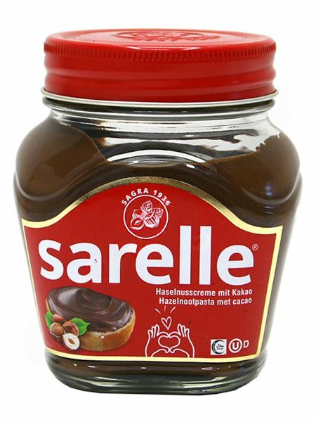 Sarelle Haselnusscream Mit Kakao / Hasselpähkinä levite 350g - Makeat levitteet ja pähkinälevitteet - 4505 - 1