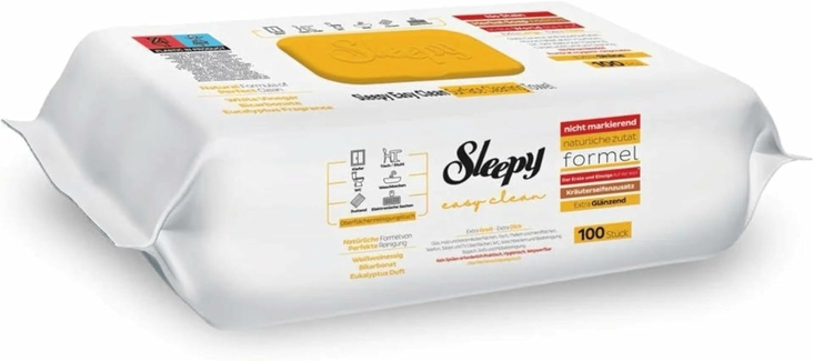 Sleepy Easy Clean Arap Herbal Soap/ Kosteuspyyhe 100kpl - Siivousvälineet ja tarvikkeet - 14815 - 1