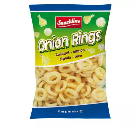 Snackline Onion Rings Sipsi 125g - Sipsit - 15765 - 1