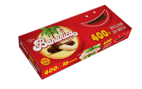Stark Bananica / Suklaa banaani 400g - Patukat - 21485 - 1