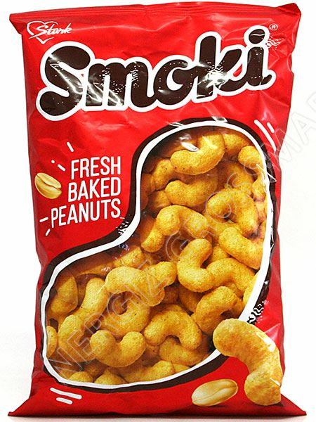 Stark Smoki Fresh Baked Peanuts/ Pähkinä sipsi 150g - Sipsit - 6395 - 1