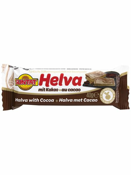 Suntat Cocoa Helva/ Kaakao Helva 40g - Turkish Delight & Halvat - 19565 - 1