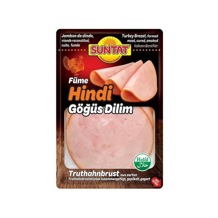 Suntat Hindi Gogus Dilim/ Savustetut Kalkkunaleikkeleet 100g - Kalkkuna leikkeleet ja makkarat - 18675 - 1