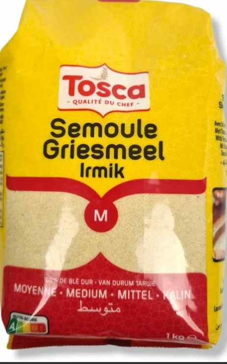 TOSCA Semolina MOYENNE (SEMID) 1KG - Vehnäjauho - 15655 - 1