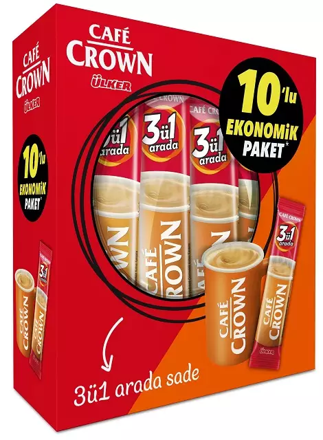 Ulker Cafe crown 3in1 Arada Sade Pikakahvi 10x18g - Kahvit - 6245 - 1