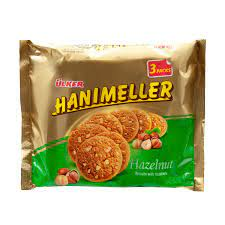 Ulker Hanimeller Findikli / Hasselpähkinä keksi 3x82g - Täytekeksit ja vohvelit - 12285 - 1