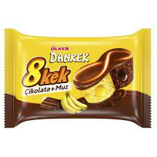 Ulker Peki 8 Cake Chocolate& Banana/ Banaani&Suklaakeksi 5x42g - Täytekeksit ja vohvelit - 8185 - 1