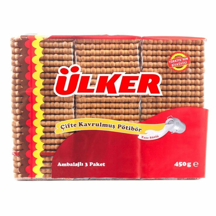 Ulker Petibör Cifte Kavrulmus Biscuvi / Keksi 450g - Täytekeksit ja vohvelit - 4885 - 1